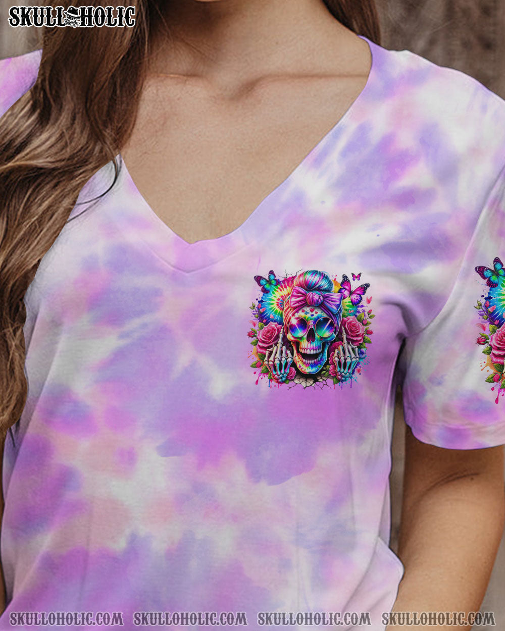 BLISSCORNERS YOU COULDN'T HANDLE ME MESSY BUN WINGS ALL OVER PRINT