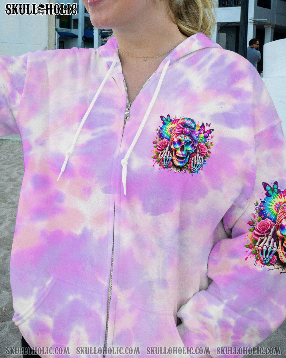 BLISSCORNERS YOU COULDN'T HANDLE ME MESSY BUN WINGS ALL OVER PRINT