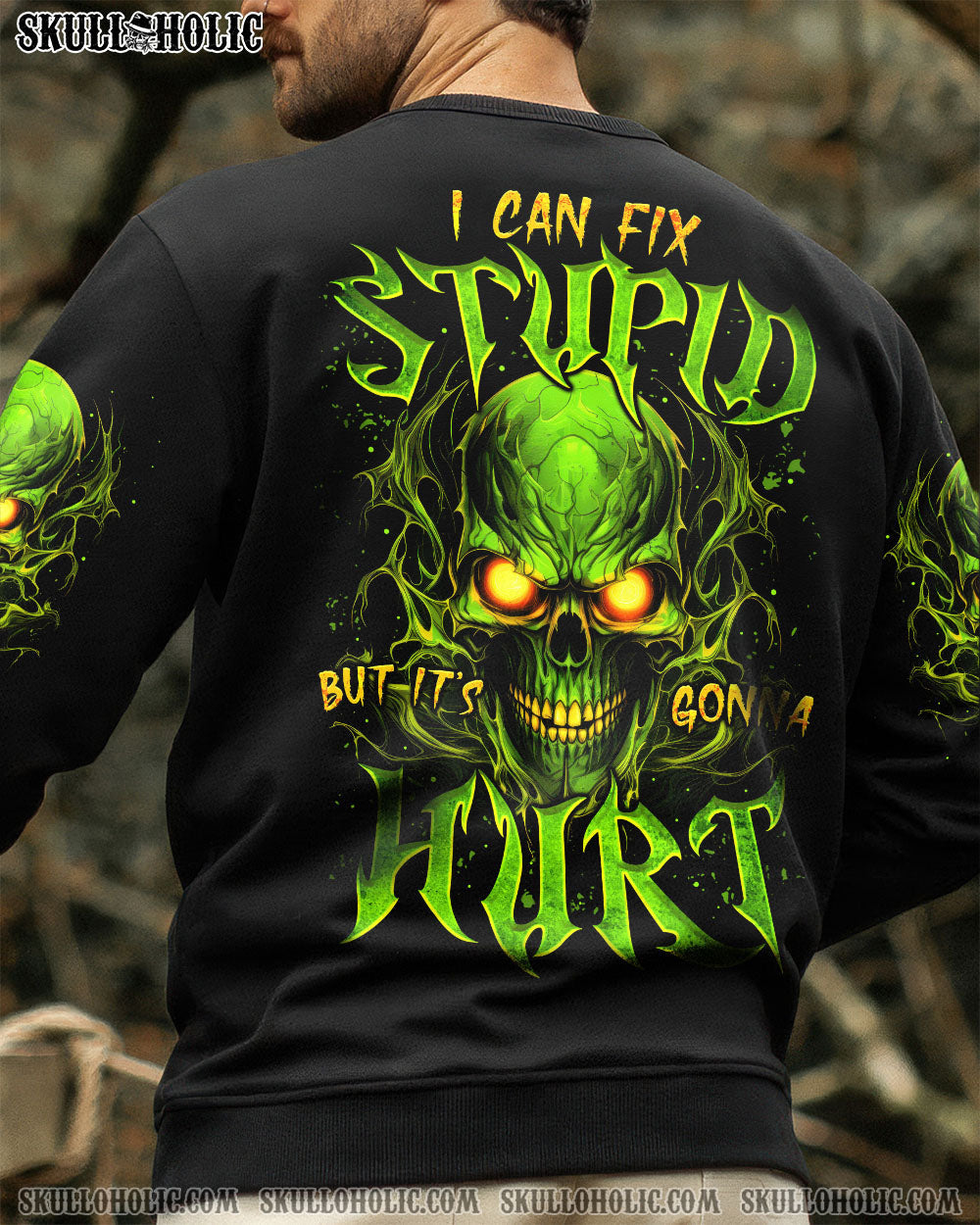 BLISSCORNERS I CAN FIX STUPID BUT IT'S GONNA HURT ALL OVER PRINT