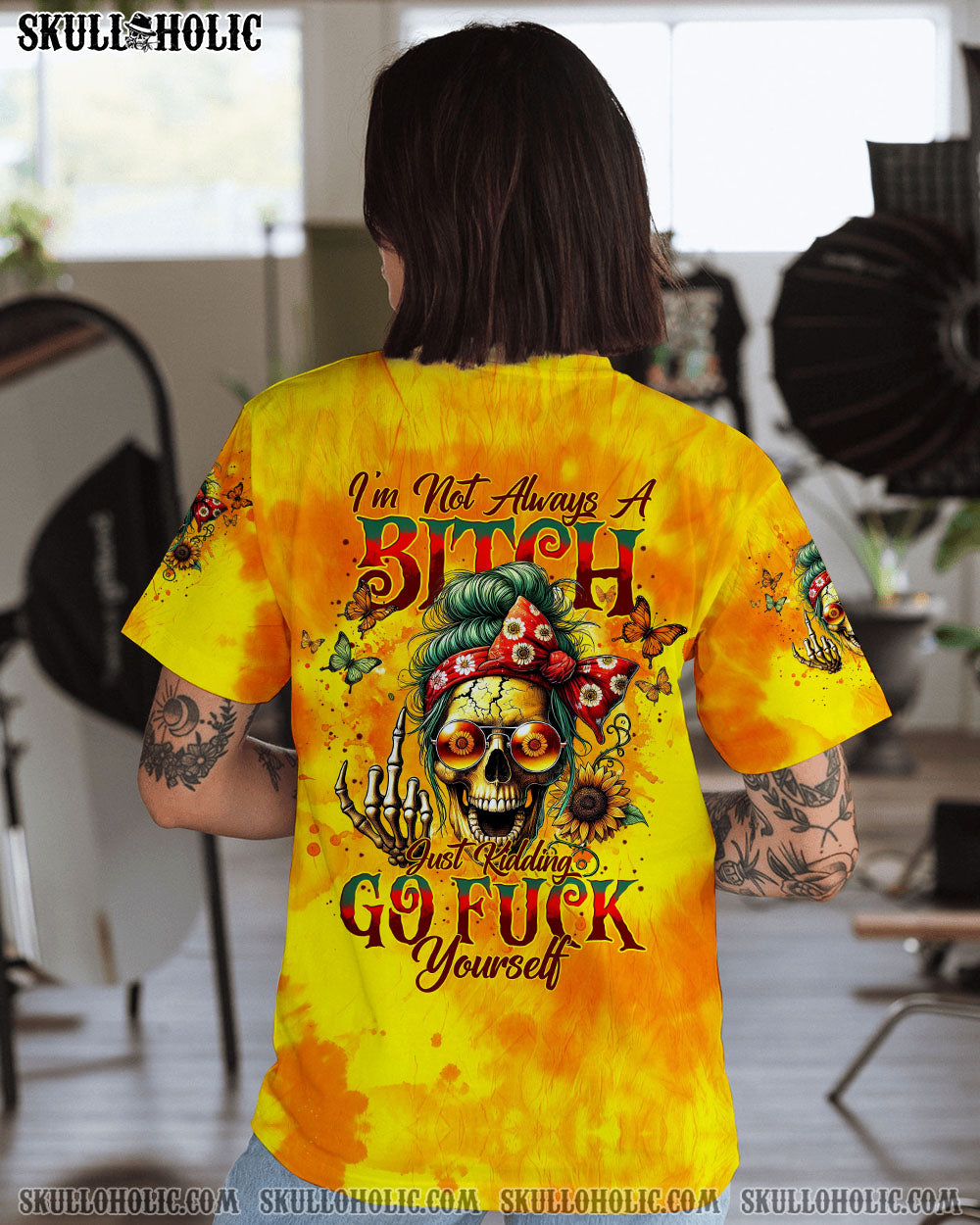 BLISSCORNERS I'M NOT ALWAYS A B ALL OVER PRINT
