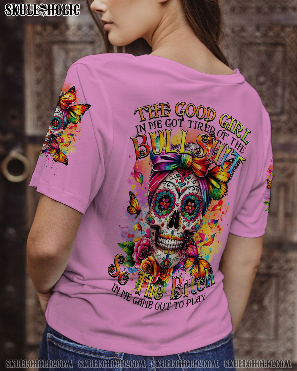 BLISSCORNERS THE GOOD GIRL IN ME ALL OVER PRINT