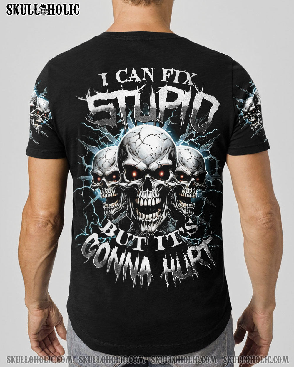 BLISSCORNERS I CAN FIX STUPID BUT IT'S GONNA HURT ALL OVER PRINT