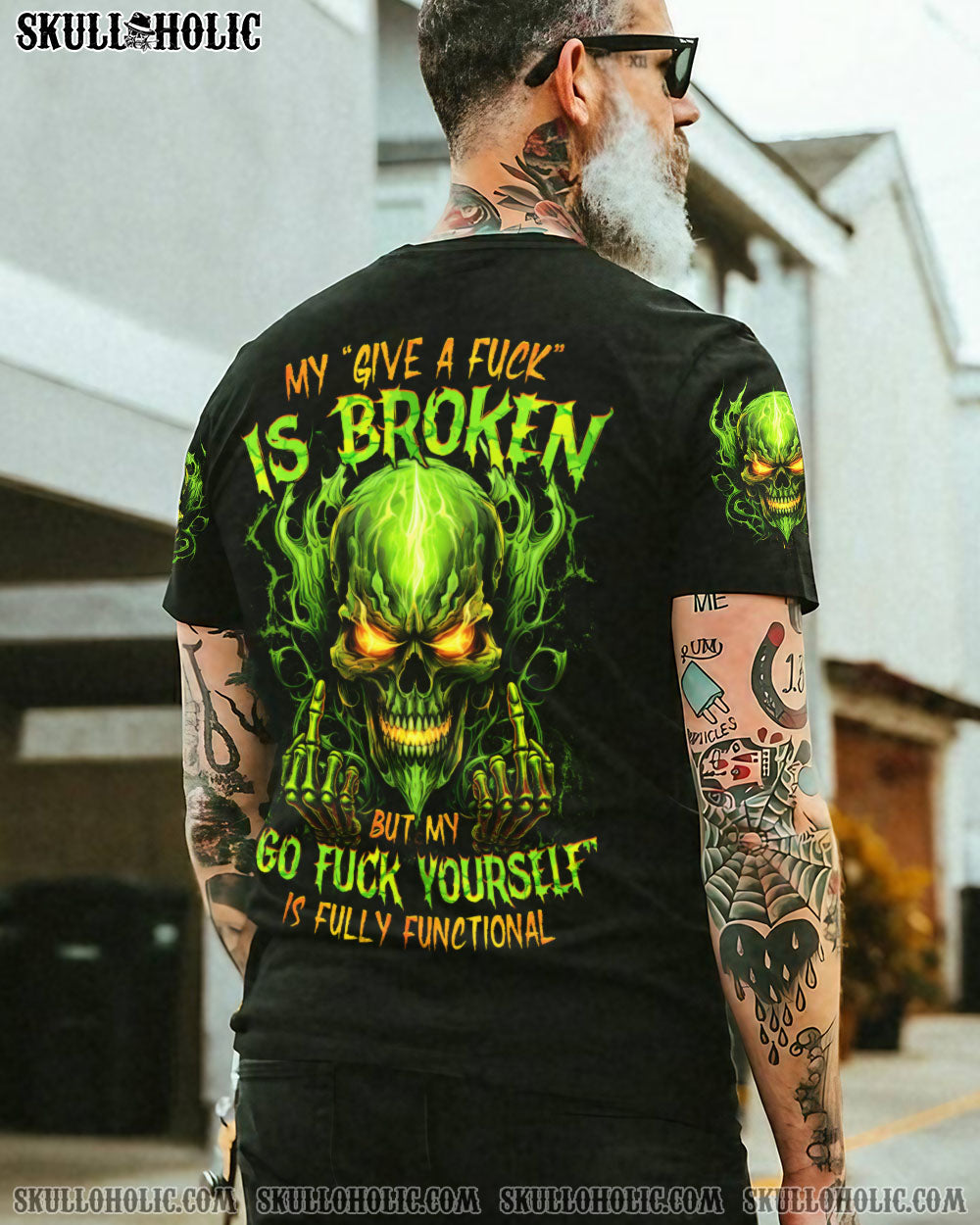 BLISSCORNERS MY GIVE A F IS BROKEN ALL OVER PRINT