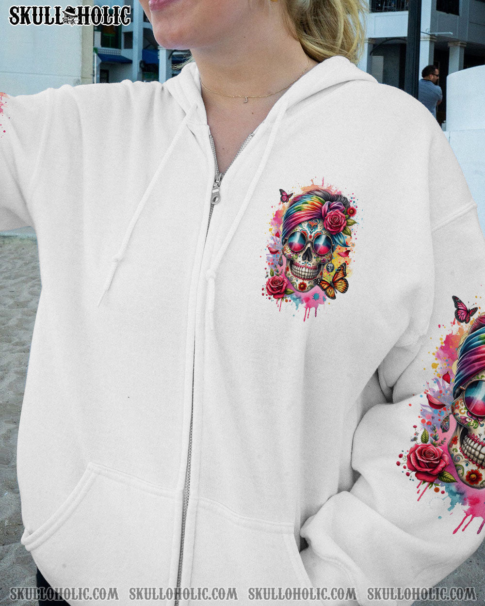 BLISSCORNERS I AM THE STORM MESSY BUN ALL OVER PRINT