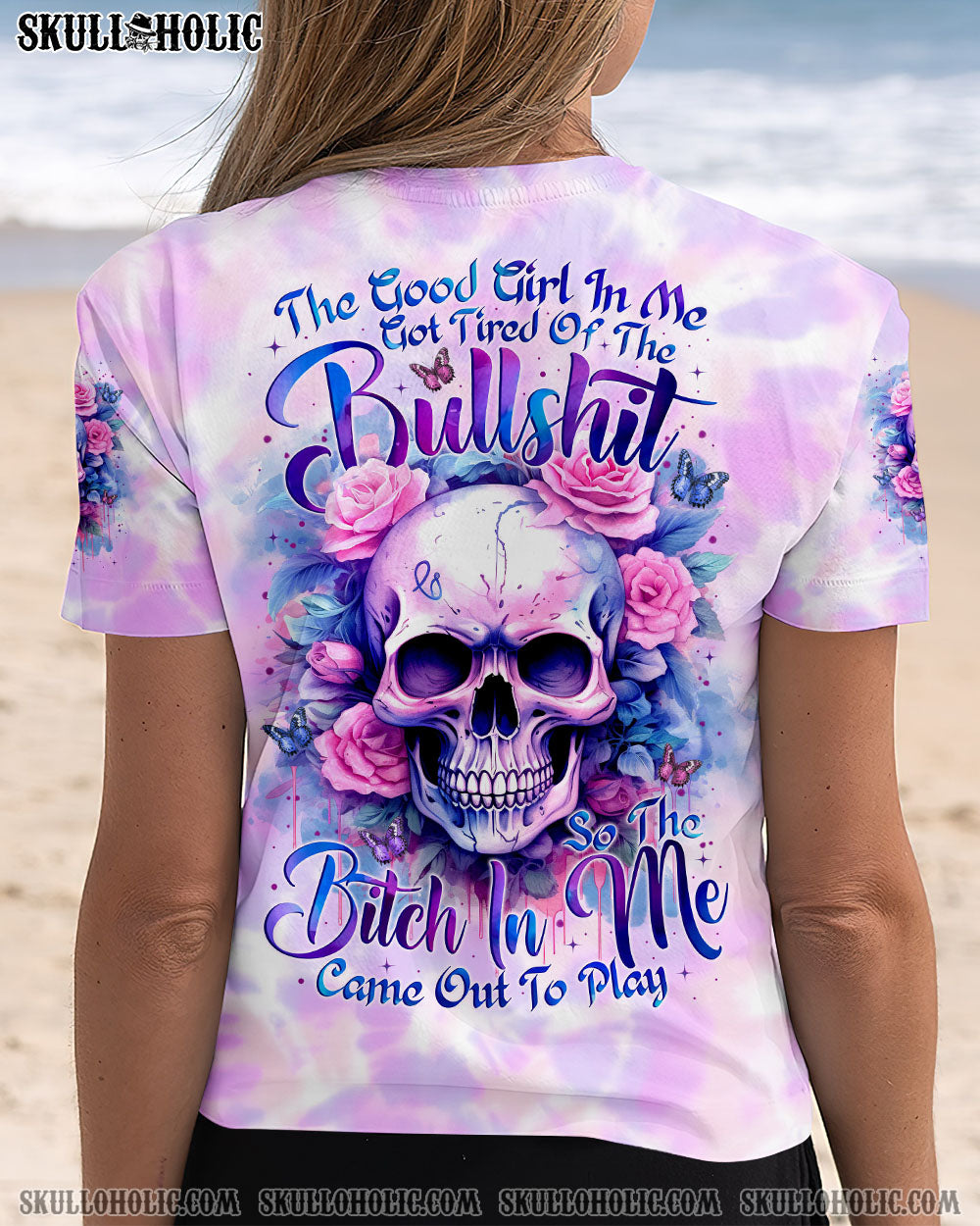 BLISSCORNERS THE GOOD GIRL IN ME ALL OVER PRINT
