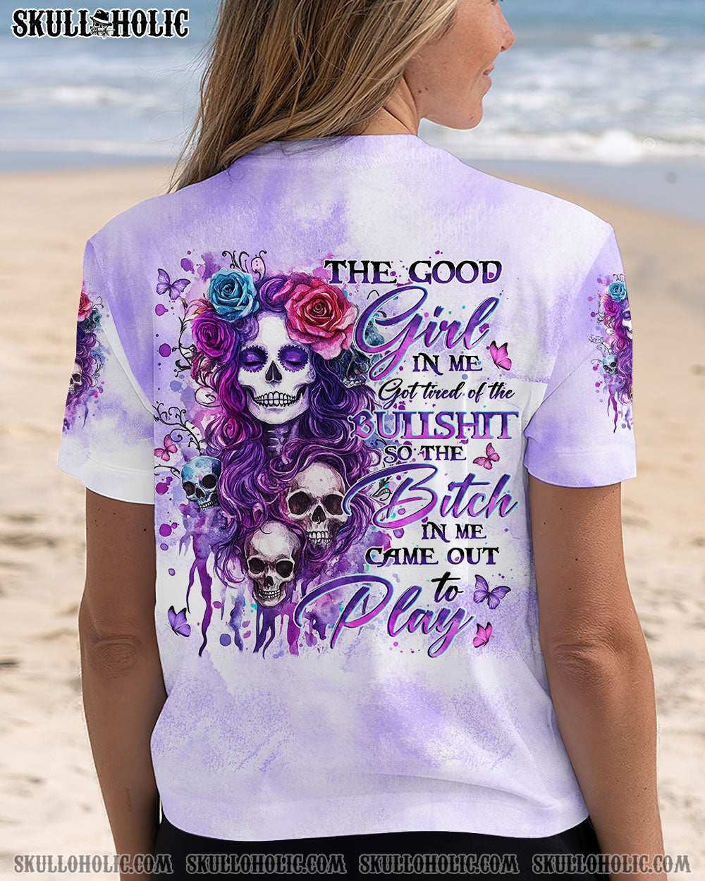 BLISSCORNERS THE GOOD GIRL IN ME AL OVER PRINT