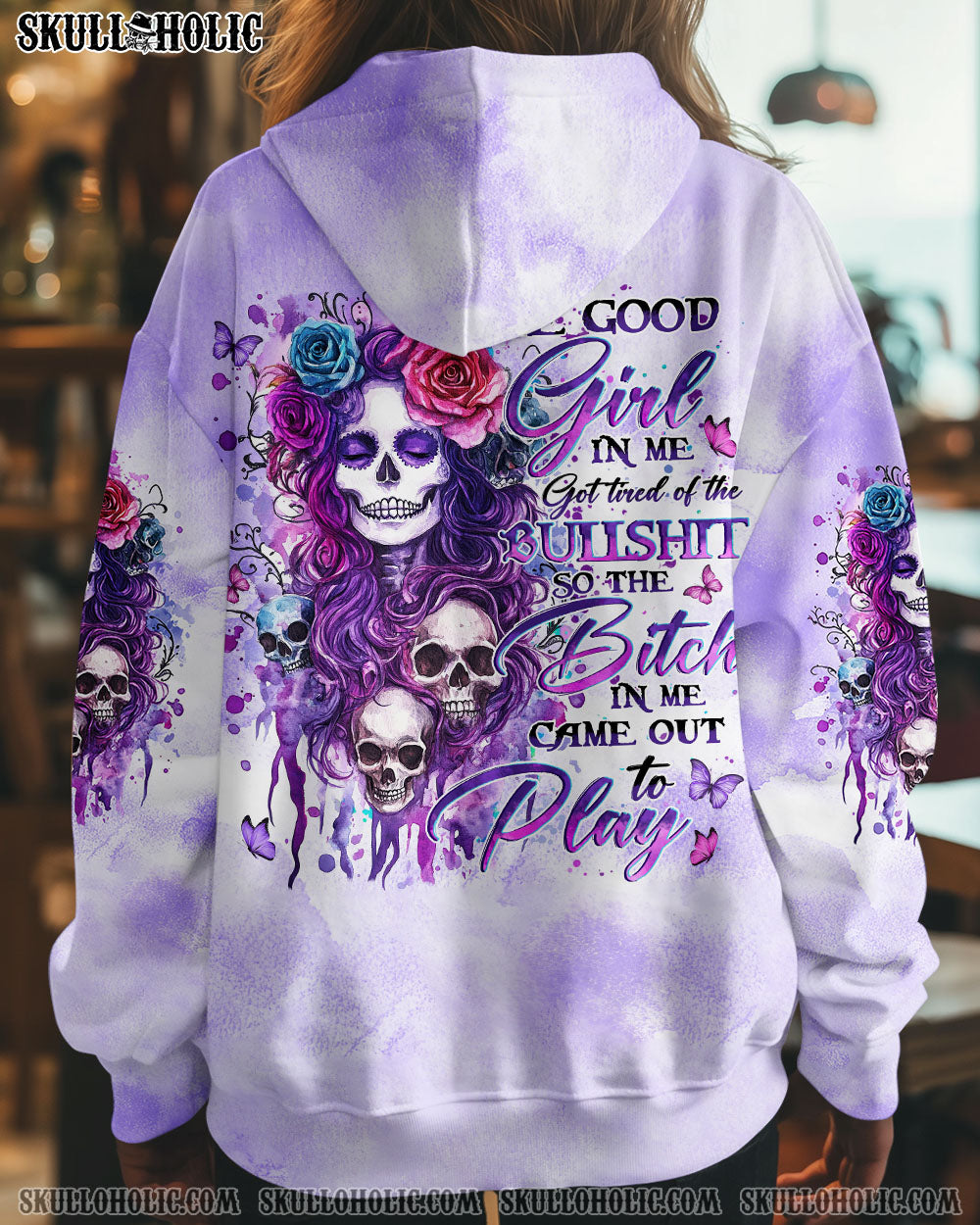 BLISSCORNERS THE GOOD GIRL IN ME AL OVER PRINT