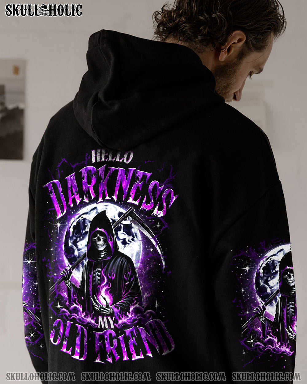 BLISSCORNERS HELLO DARKNESS MY OLD FRIEND ALL OVER PRINT