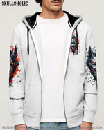 BLISSCORNERS BETTER TO BE A WOLF OF ODIN THAN A LAMB OF GOD VIKING SKULL ALL OVER PRINT