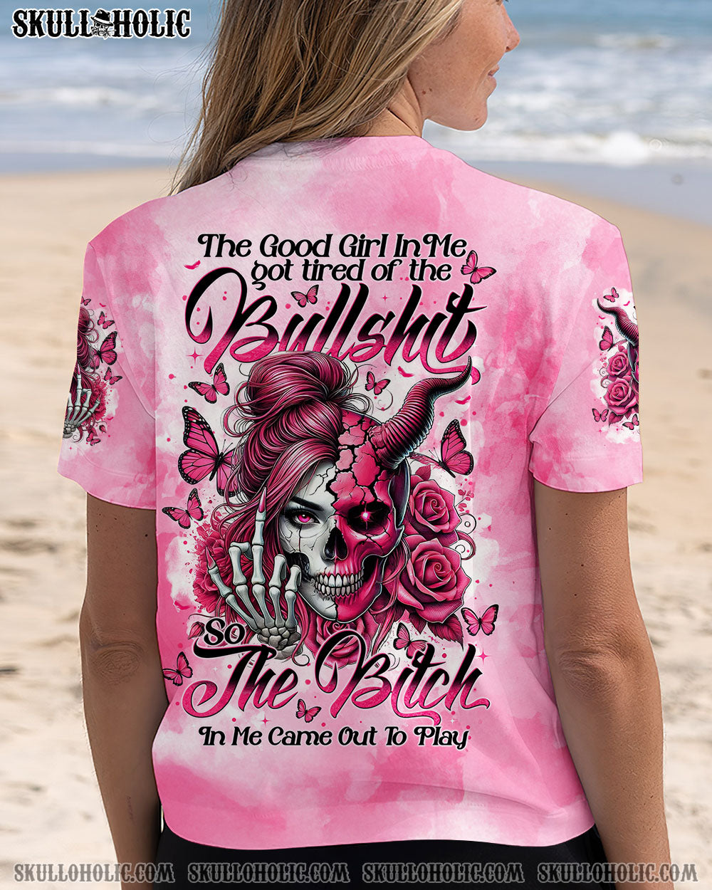 BLISSCORNERS THE GOOD GIRL IN ME ALL OVER PRINT