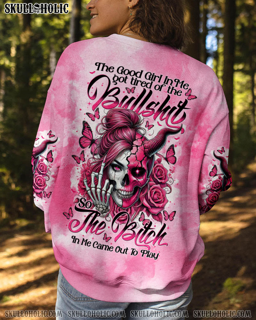 BLISSCORNERS THE GOOD GIRL IN ME ALL OVER PRINT