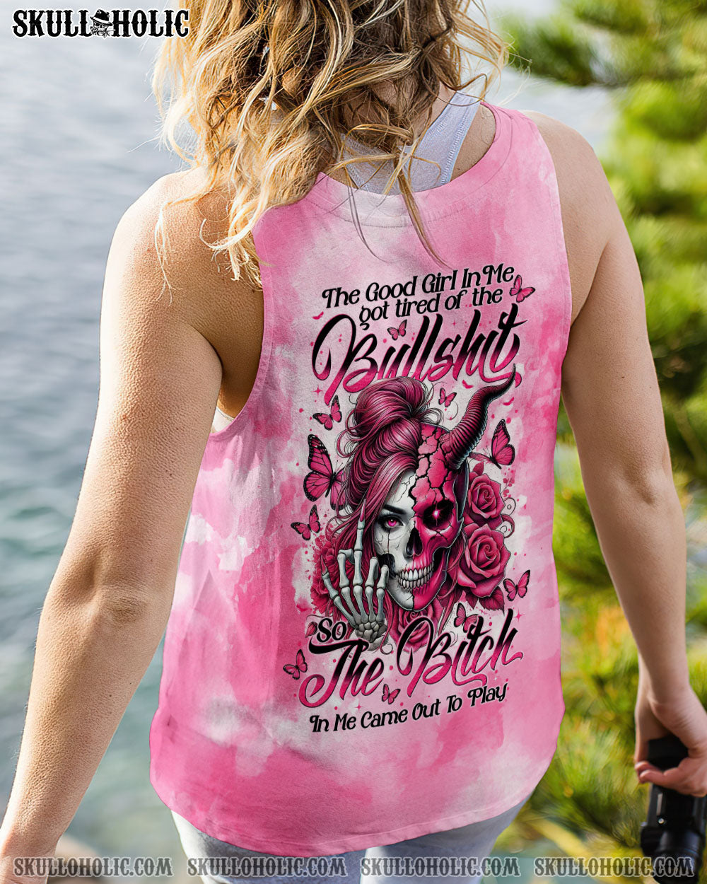 BLISSCORNERS THE GOOD GIRL IN ME ALL OVER PRINT