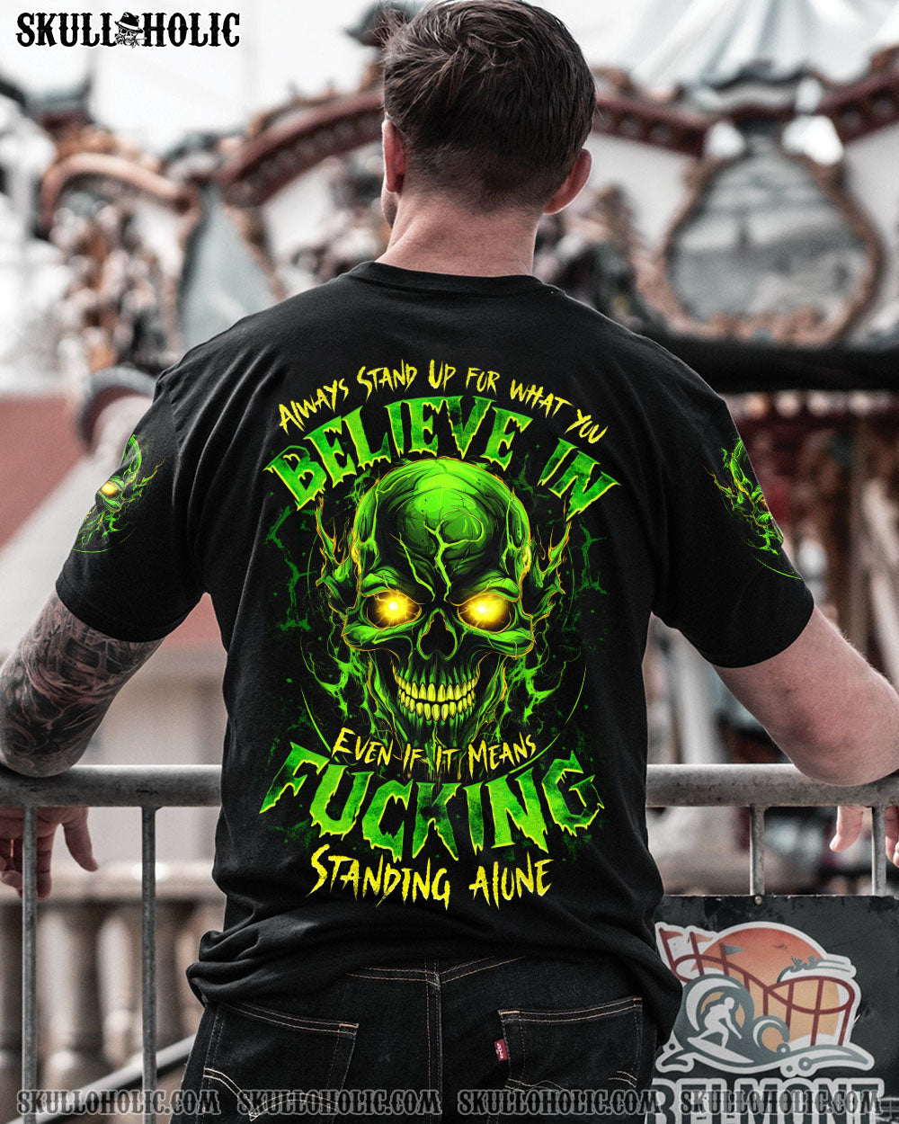 BLISSCORNERS ALWAYS STAND UP FOR WHAT YOU BELIEVE ALL OVER PRINT