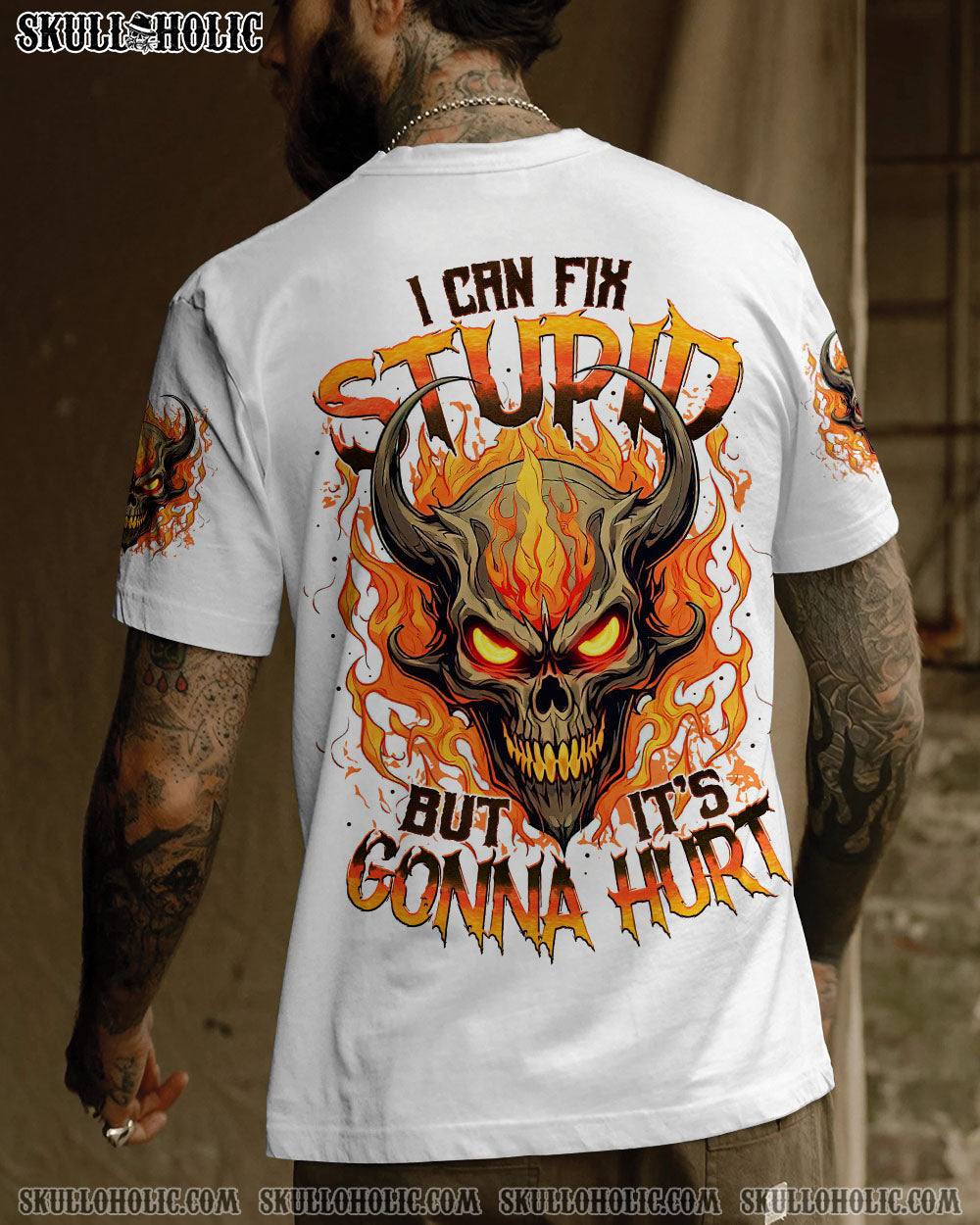 BLISSCORNERS I CAN FIX STUPID BUT IT'S GONNA HURT ALL OVER PRINT - TYTM2511244 A