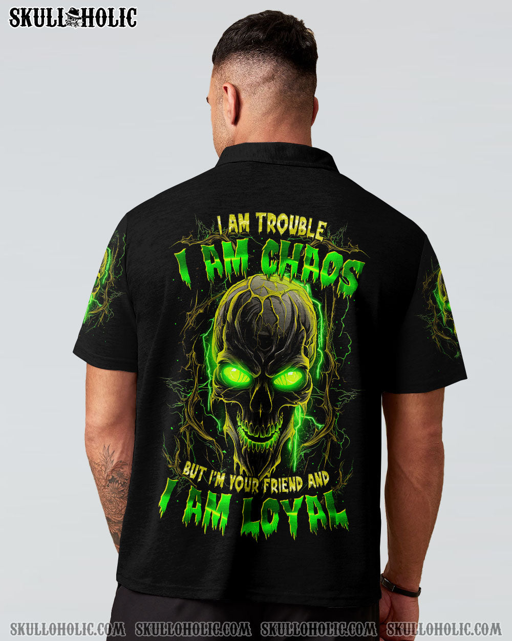 BLISSCORNERS I AM LOYAL SKULL ALL OVER PRINT