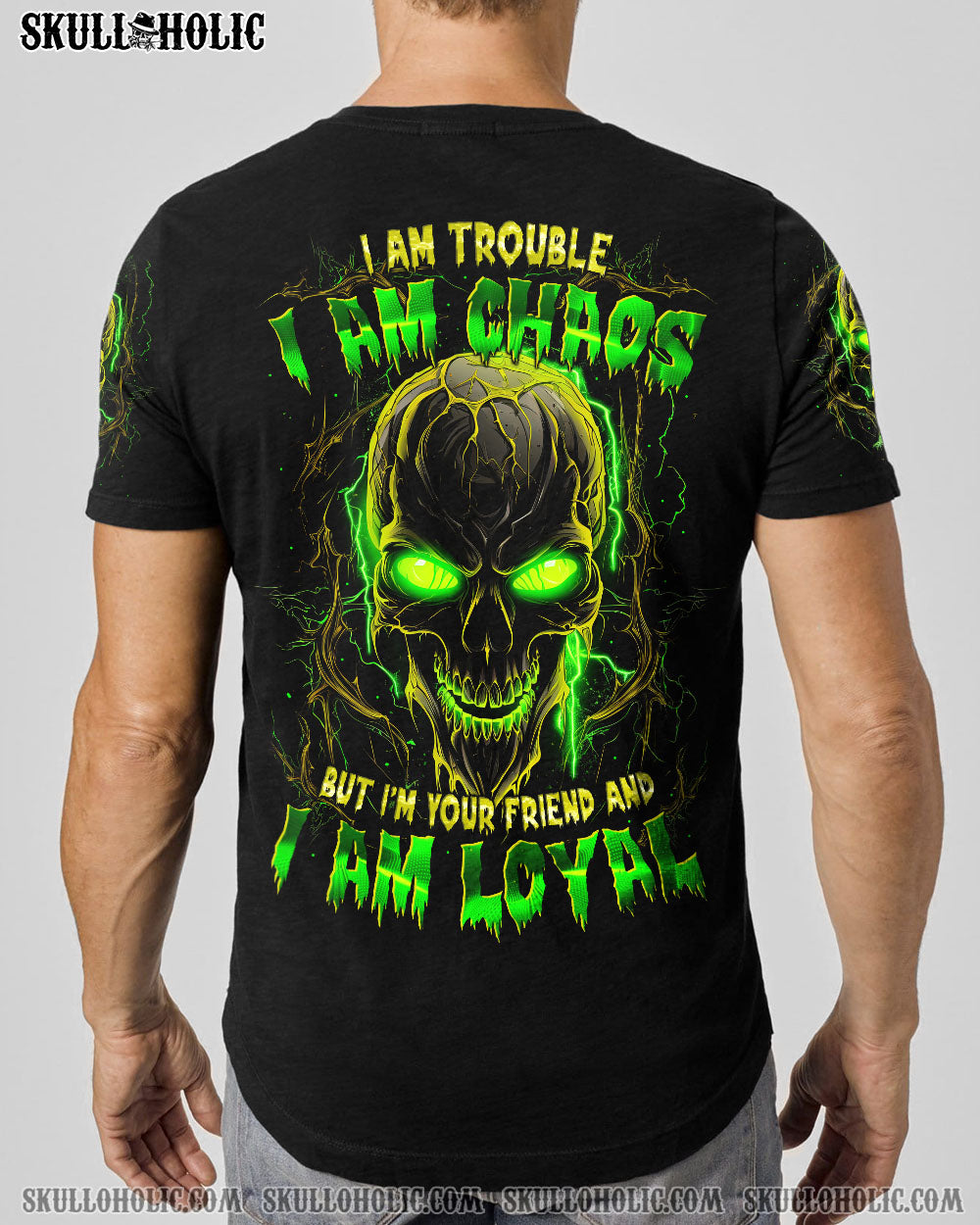 BLISSCORNERS I AM LOYAL SKULL ALL OVER PRINT