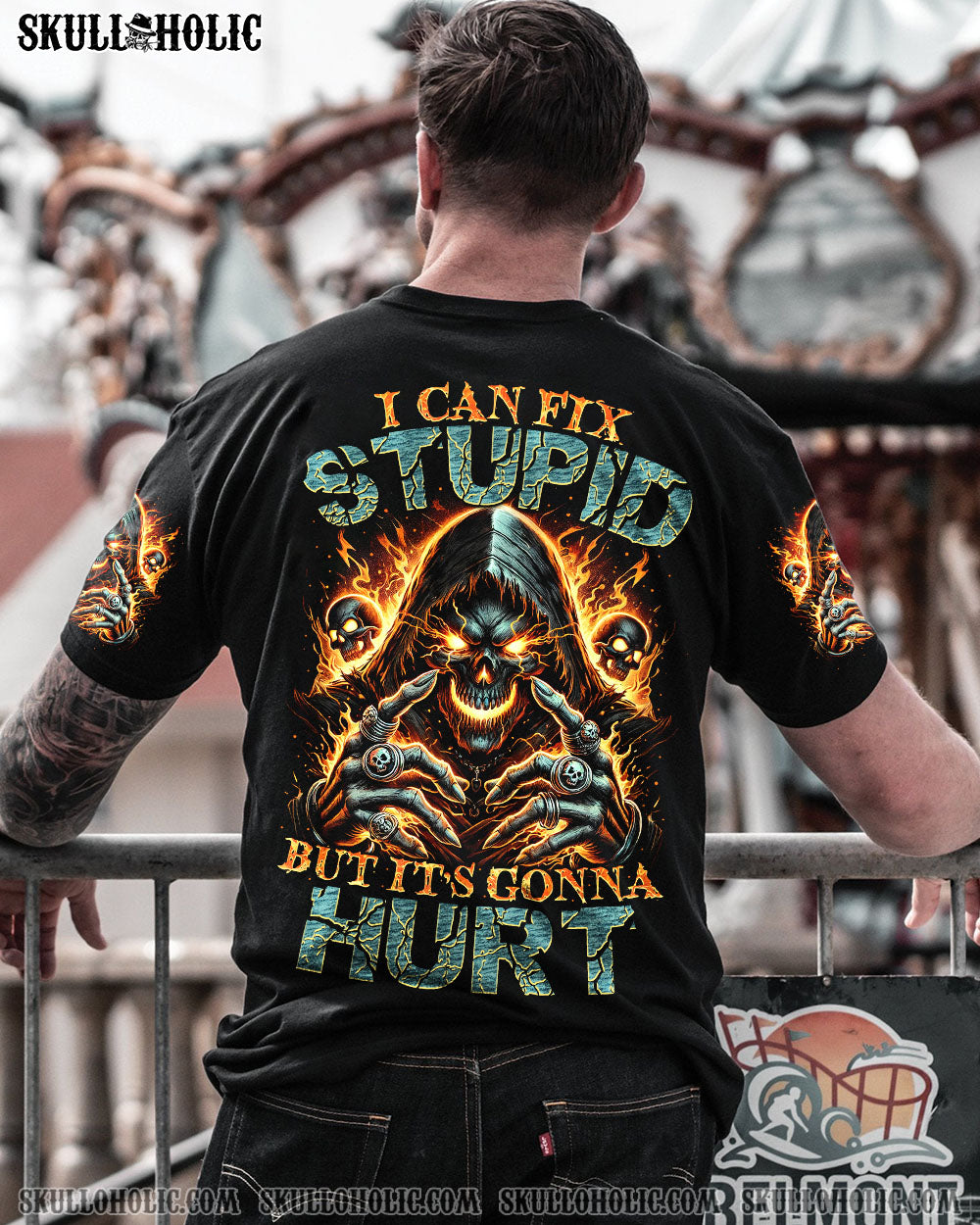 BLISSCORNERS I CAN FIX STUPID BUT IT'S GONNA HURT ALL OVER PRINT