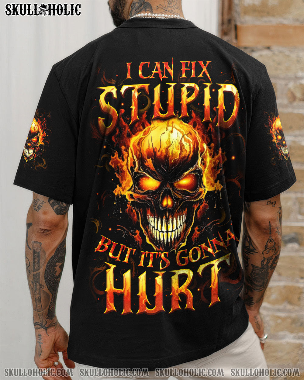 BLISSCORNERS I CAN FIX STUPID BUT IT'S GONNA HURT ALL OVER PRINT