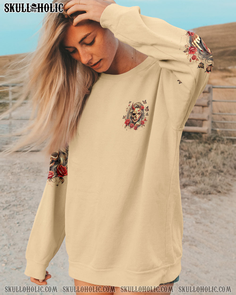 BLISSCORNERS THE GOOD GIRL IN ME ALL OVER PRINT