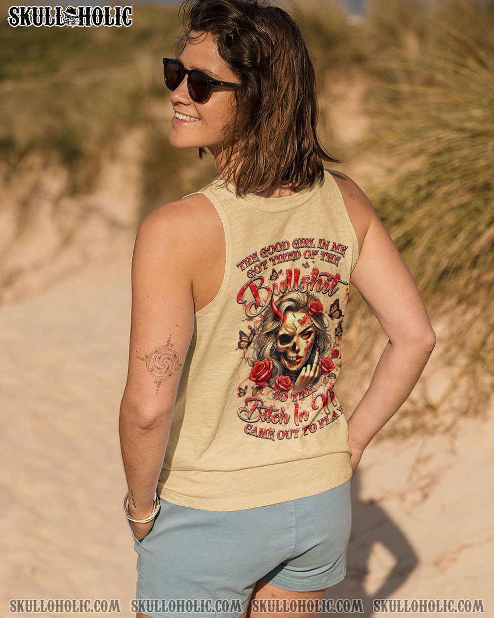 BLISSCORNERS THE GOOD GIRL IN ME ALL OVER PRINT