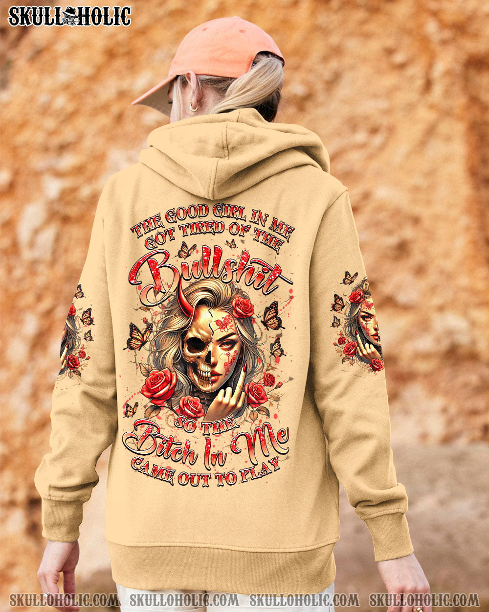BLISSCORNERS THE GOOD GIRL IN ME ALL OVER PRINT