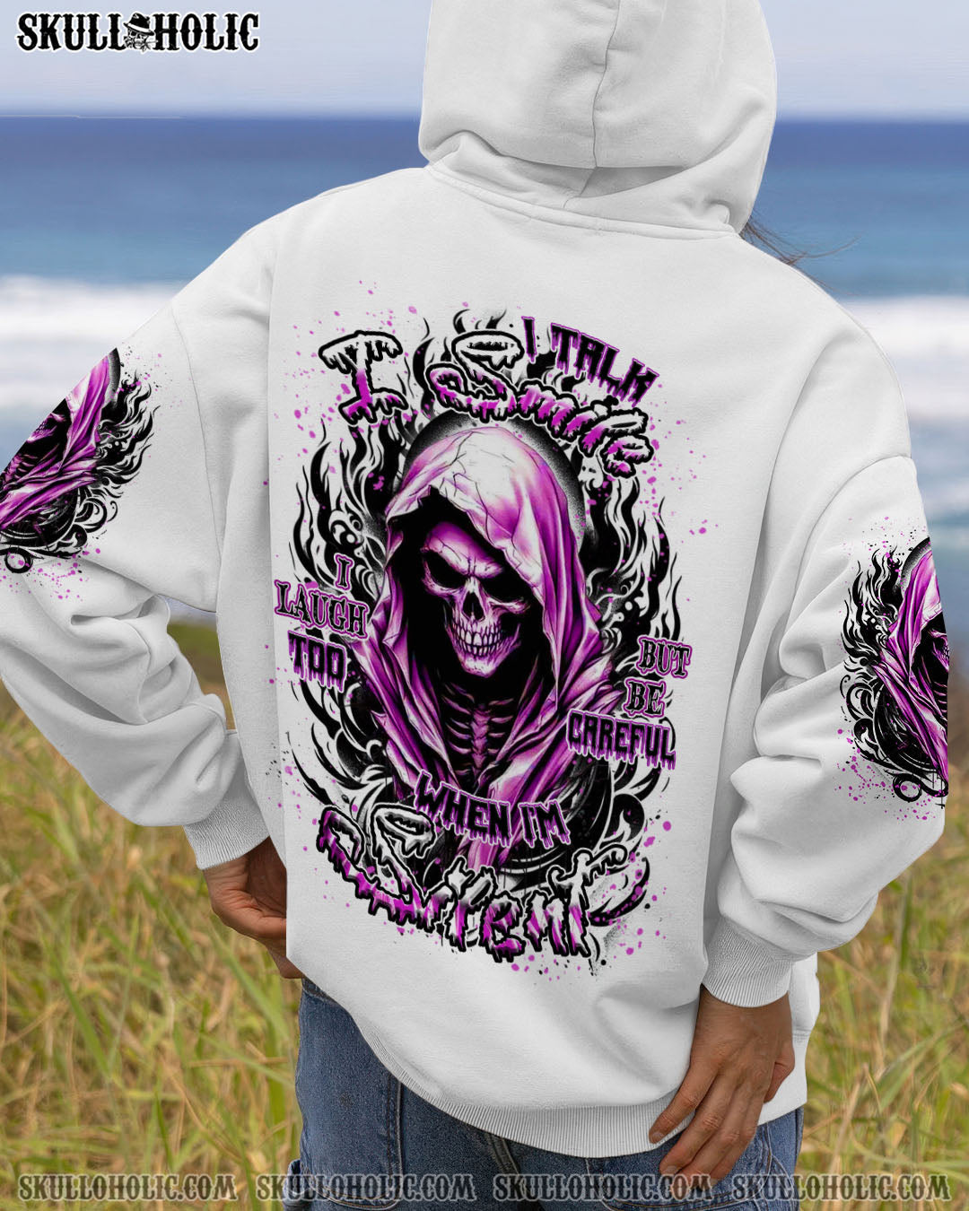 BLISSCORNERS BE CAREFUL WHEN I'M SILENT REAPER ALL OVER PRINT