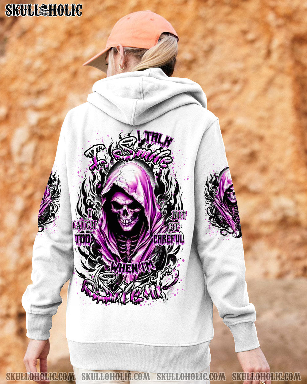 BLISSCORNERS BE CAREFUL WHEN I'M SILENT REAPER ALL OVER PRINT