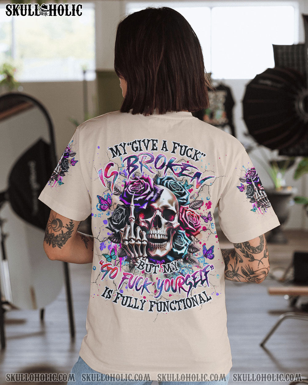 BLISSCORNERS MY GIVE A F IS BROKEN ALL OVER PRINT