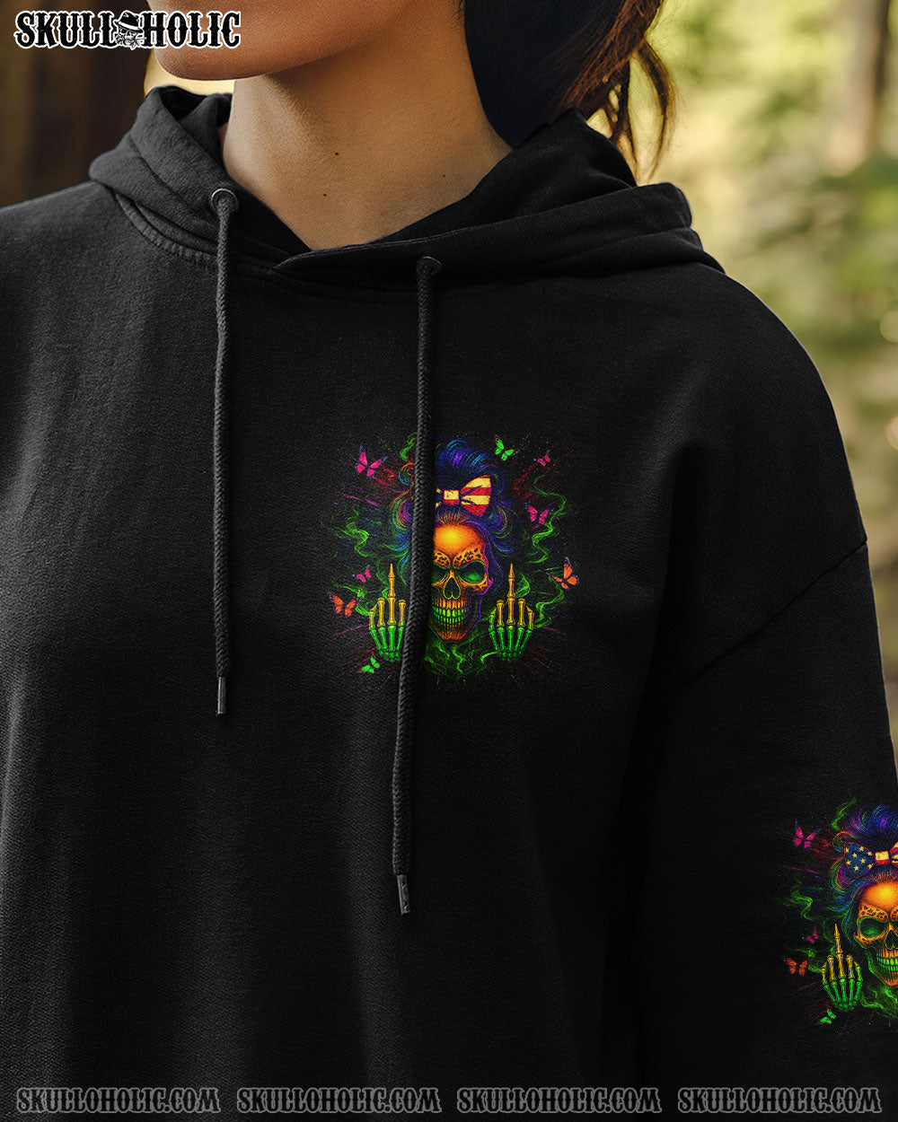 BLISSCORNERS DON'T TOUCH ME SKULL ALL OVER PRINT