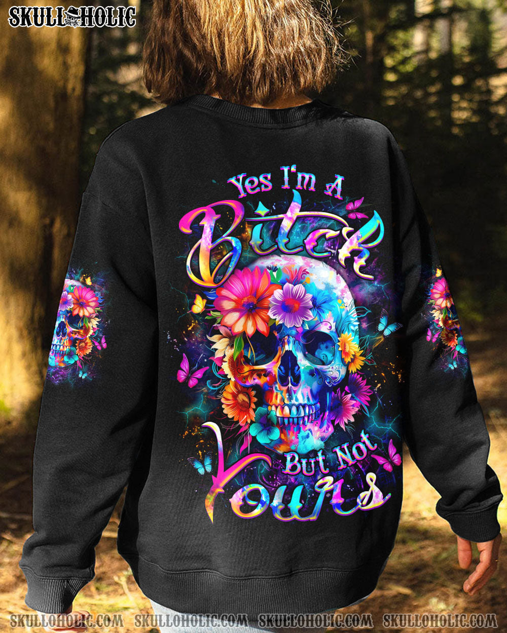 BLISSCORNERS YES I'M A B BUT NOT YOURS ALL OVER PRINT