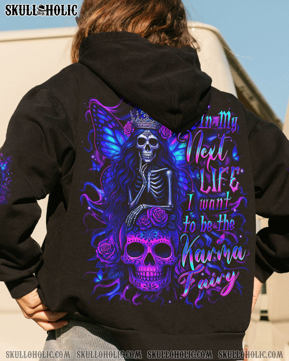 BLISSCORNERS KARMA FAIRY SKULL ALL OVER PRINT
