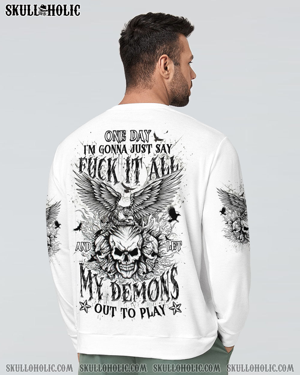 BLISSCORNERS ONE DAY I'M GONNA JUST SAY ALL OVER PRINT