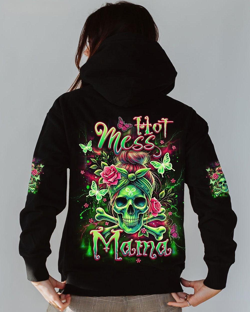 BLISSCORNERS HOT MESS MAMA ALL OVER PRINT