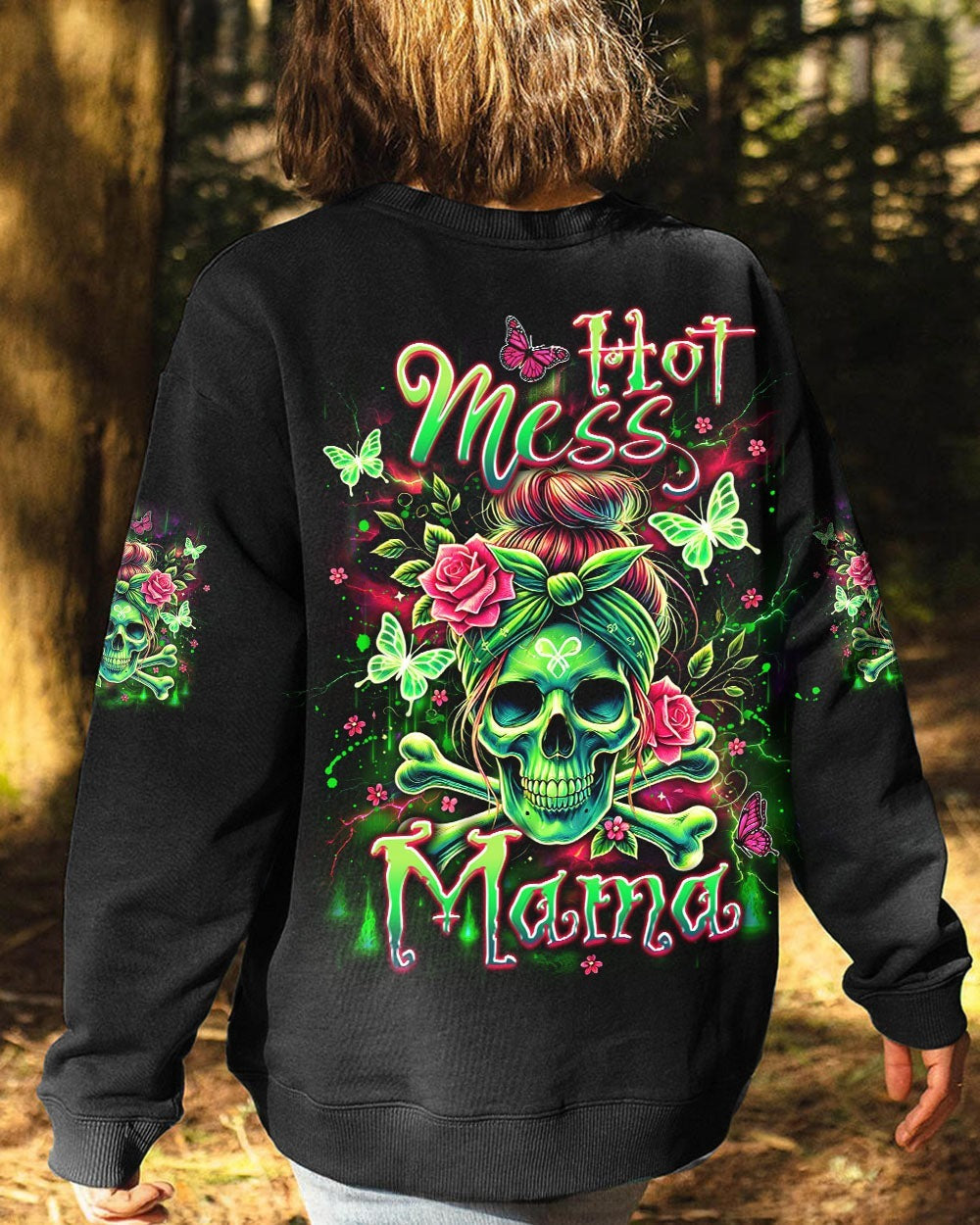 BLISSCORNERS HOT MESS MAMA ALL OVER PRINT