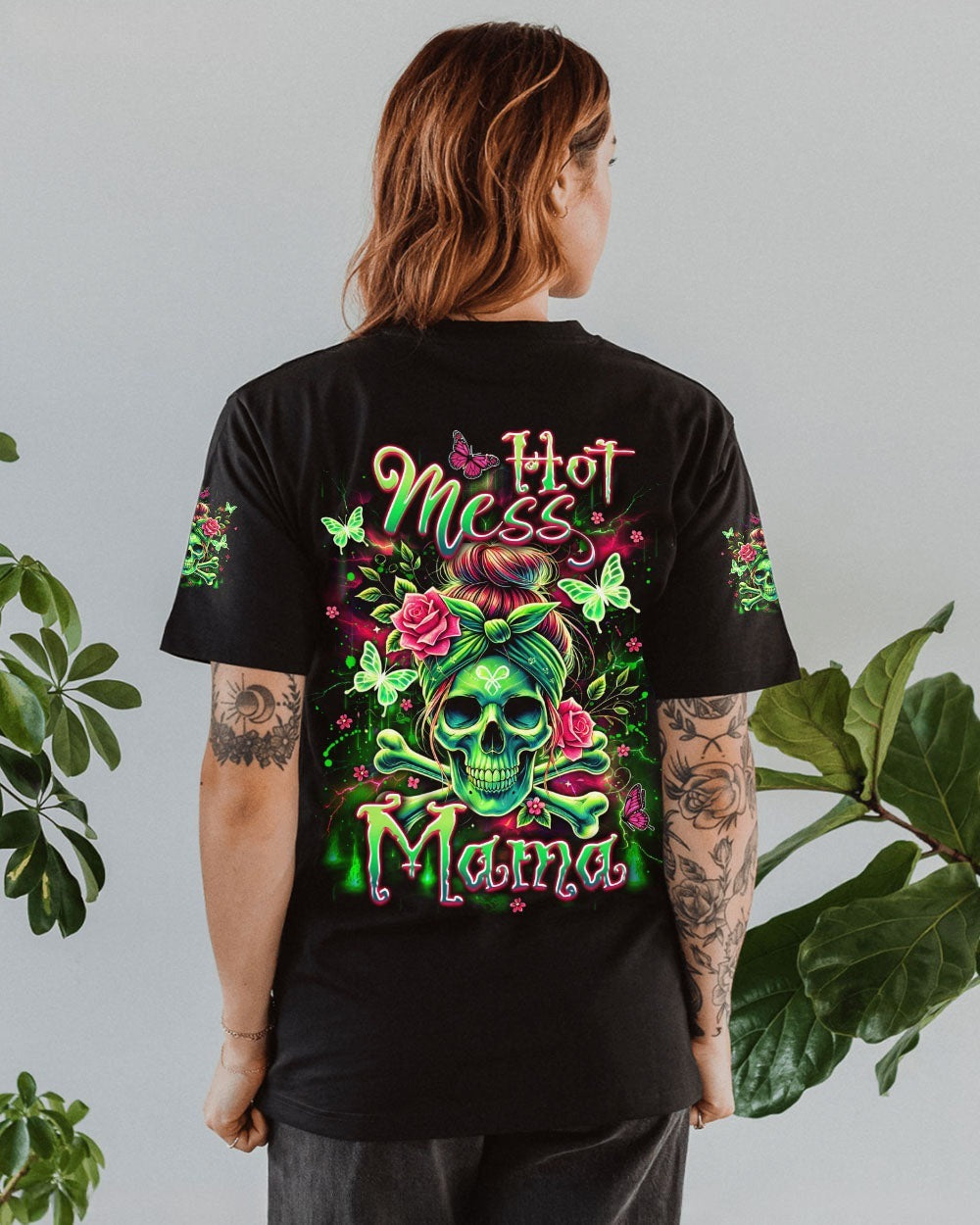 BLISSCORNERS HOT MESS MAMA ALL OVER PRINT