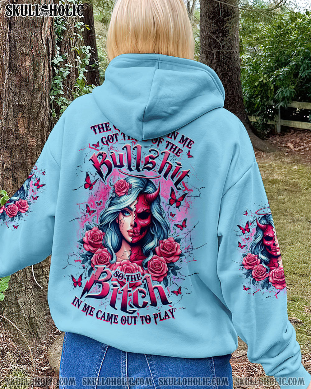 BLISSCORNERS THE GOOD GIRL IN ME ALL OVER PRINT