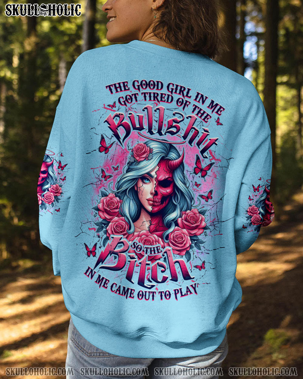 BLISSCORNERS THE GOOD GIRL IN ME ALL OVER PRINT