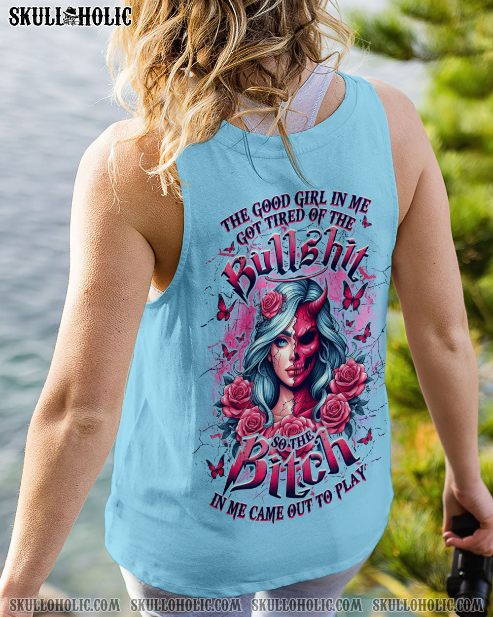 BLISSCORNERS THE GOOD GIRL IN ME ALL OVER PRINT