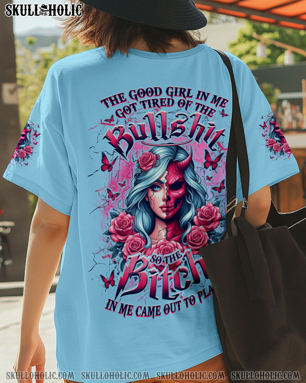 BLISSCORNERS THE GOOD GIRL IN ME ALL OVER PRINT