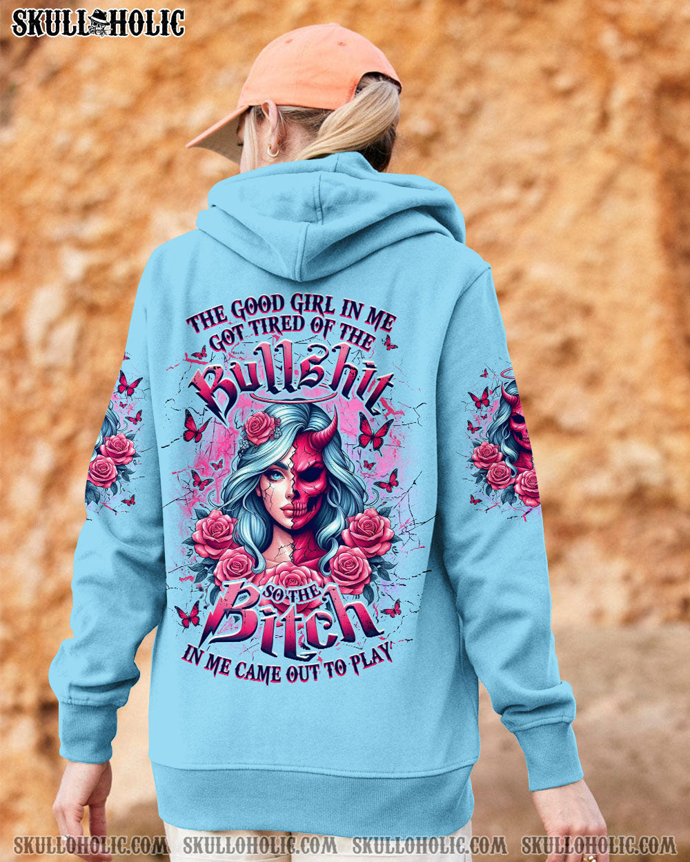 BLISSCORNERS THE GOOD GIRL IN ME ALL OVER PRINT