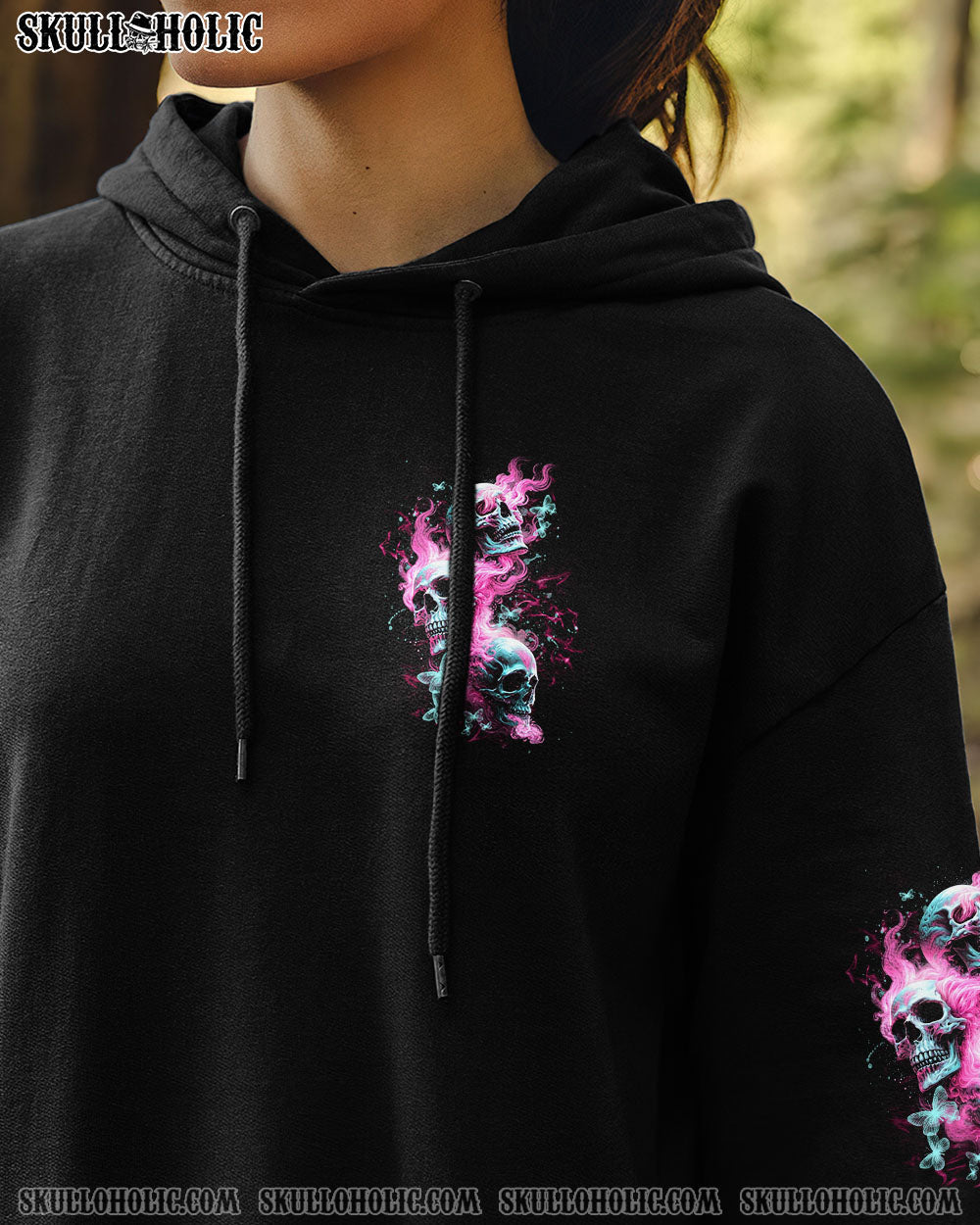 BLISSCORNERS THE GOOD GIRL IN ME GOT TIRED SKULL ALL OVER PRINT