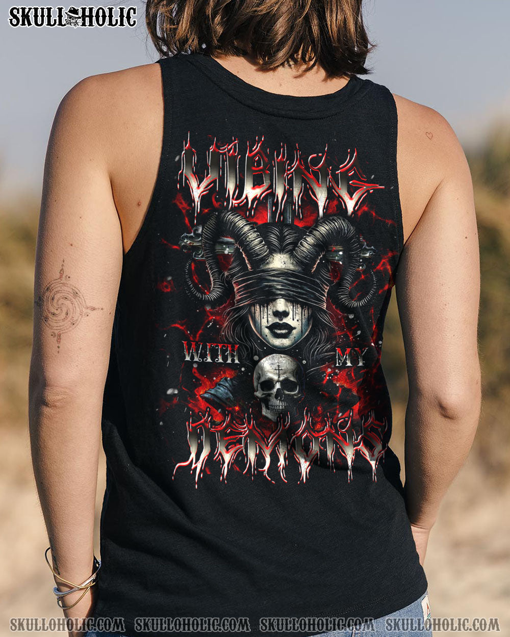 BLISSCORNERS VIBING WITH MY DEMONS ALL OVER PRINT