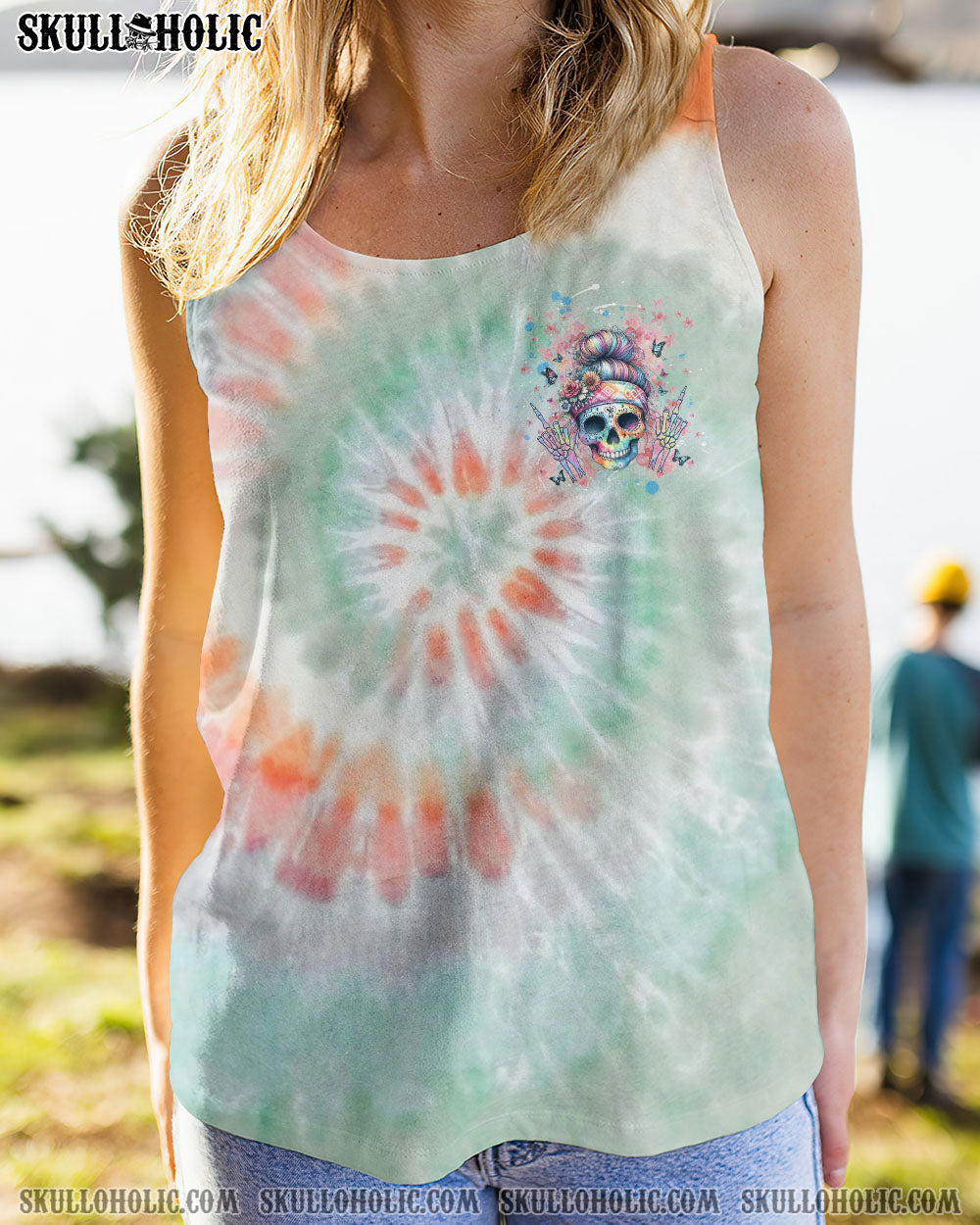 BLISSCORNERS THE GOOD GIRL IN ME TIE DYE ALL OVER PRINT
