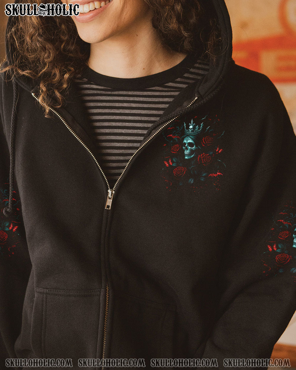 BLISSCORNERS I'M THE F QUEEN SKULL LADY ALL OVER PRINT