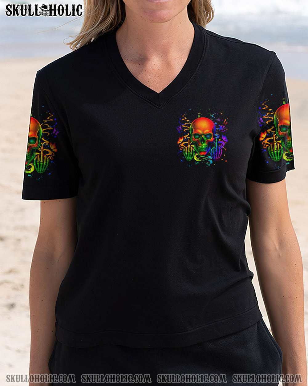 BLISSCORNERS MY GIVE A F SKULL ALL OVER PRINT