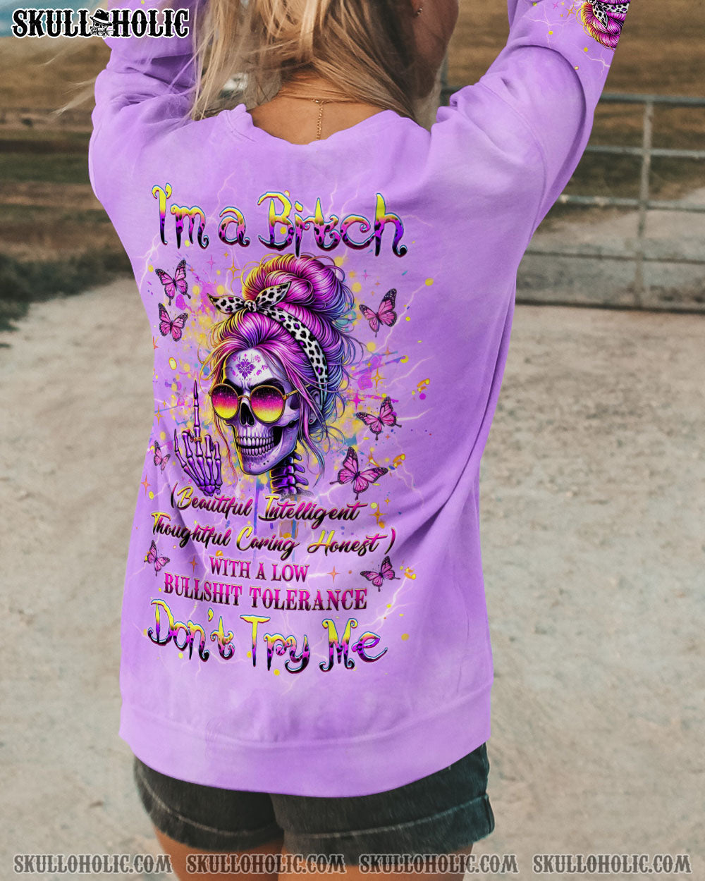 BLISSCORNERS I'M A B DON'T TRY ME ALL OVER PRINT