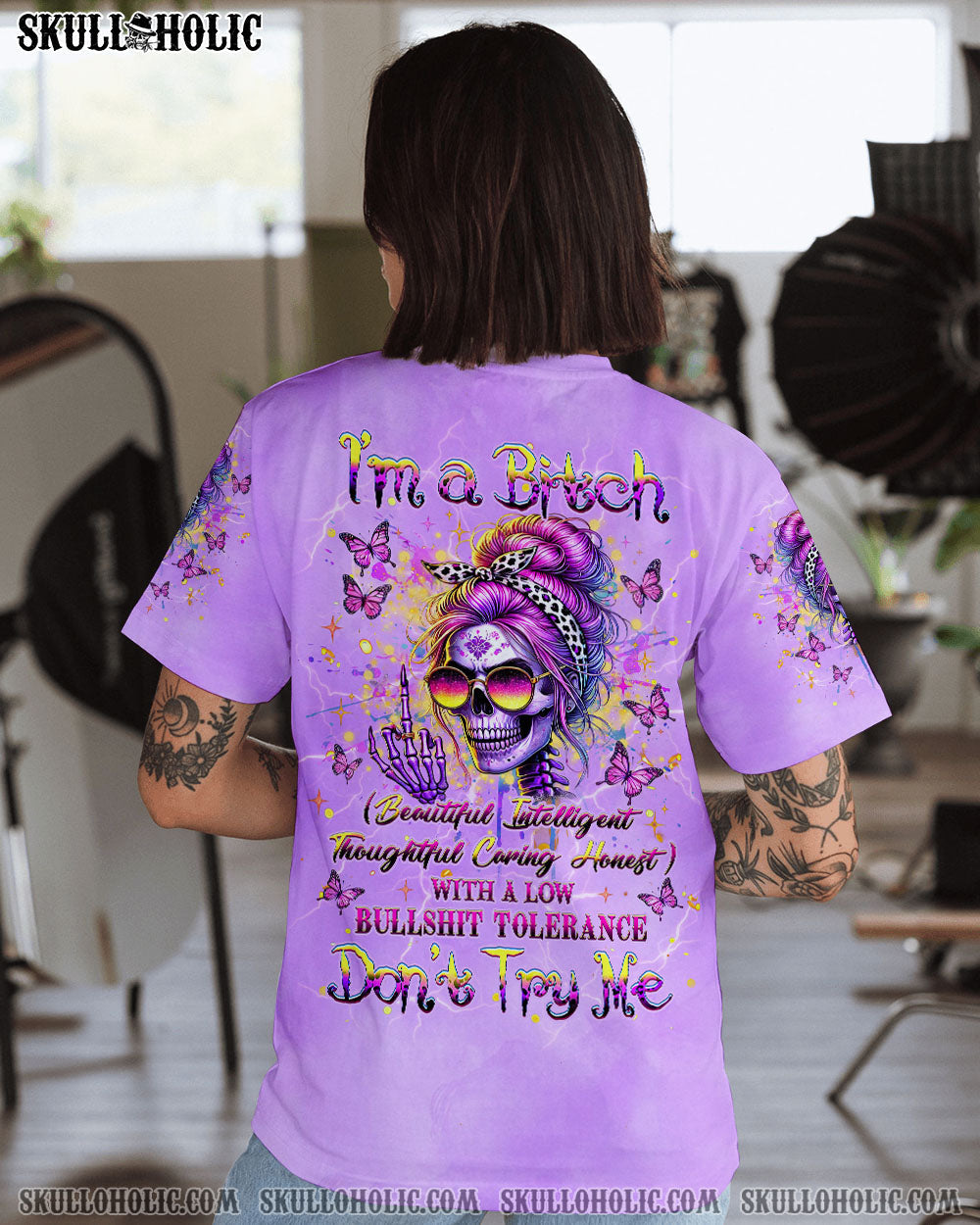 BLISSCORNERS I'M A B DON'T TRY ME ALL OVER PRINT