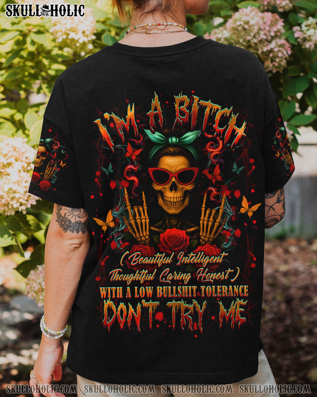 BLISSCORNERS I'M A B DON'T TRY ME ALL OVER PRINT