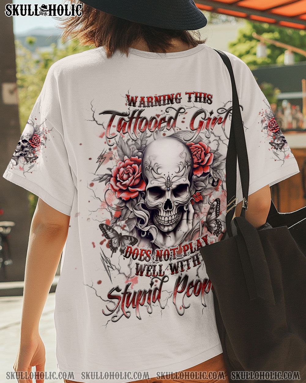BLISSCORNERS WARNING THIS TATTOOED GIRL ALL OVER PRINT
