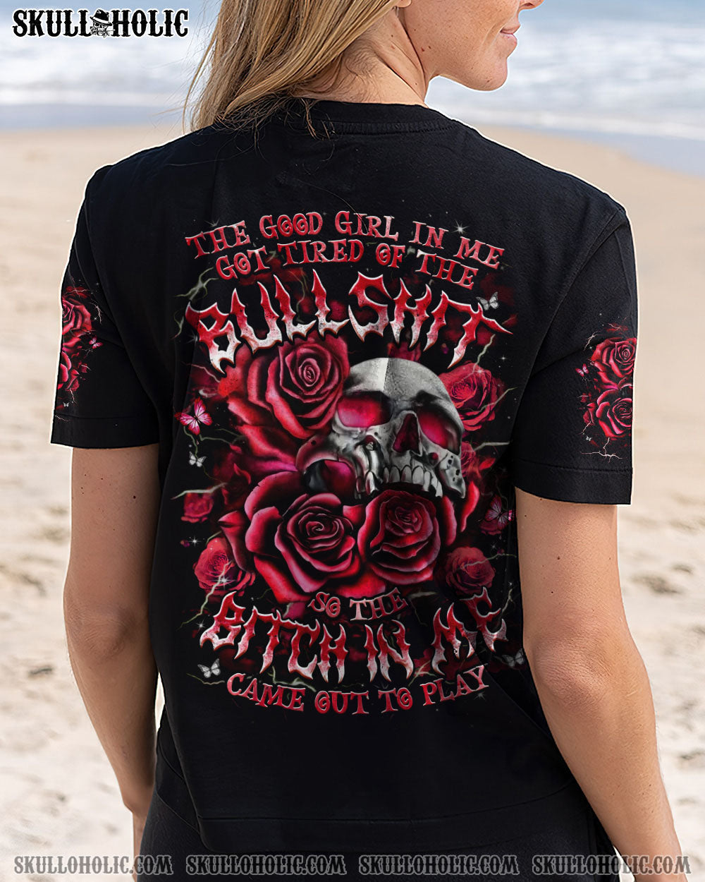 BLISSCORNERS THE GOOD GIRL IN ME ALL OVER PRINT